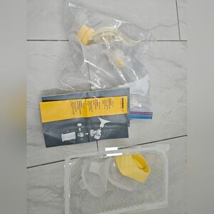 Medela Symphony Manual Breast Pump Kit with Yellow Highlights